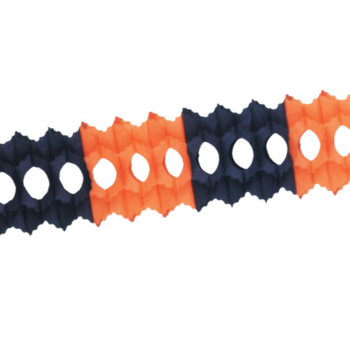 Beistle Orange and Black Arcade Garland - Halloween | Party Supply