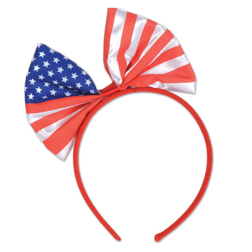 Beistle Patriotic Bow Headband | Party Supply | Decoration