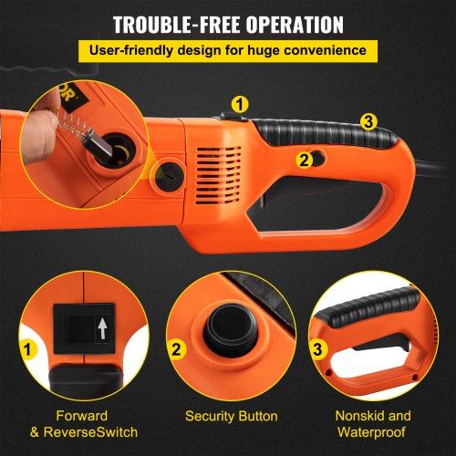 Electric Pipe Threader 2300W Pipe Threading Machine with 4 Dies 1/2" - 1 1/4"