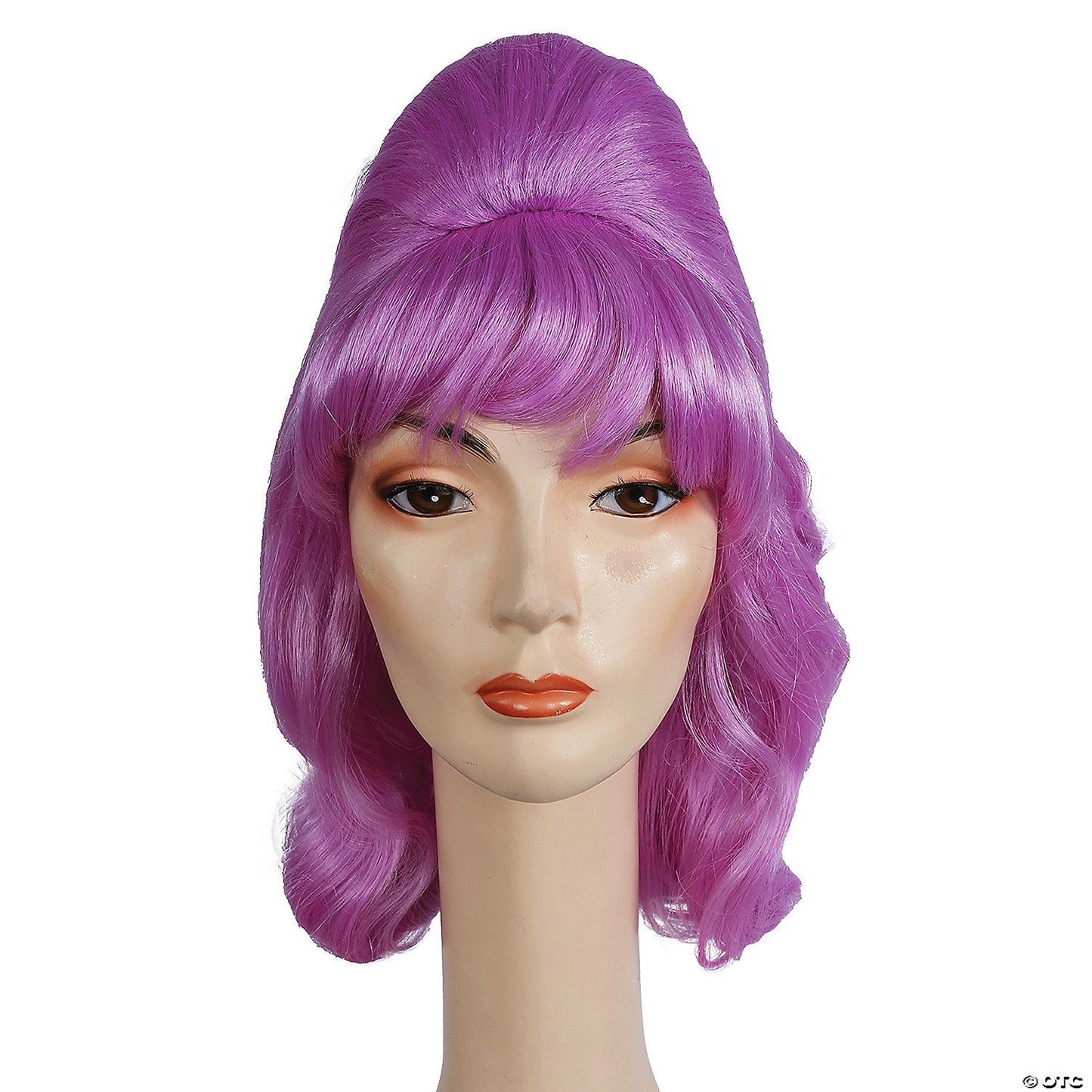 Womens Light Purple Beehive Pageboy Wig | Purple-Light