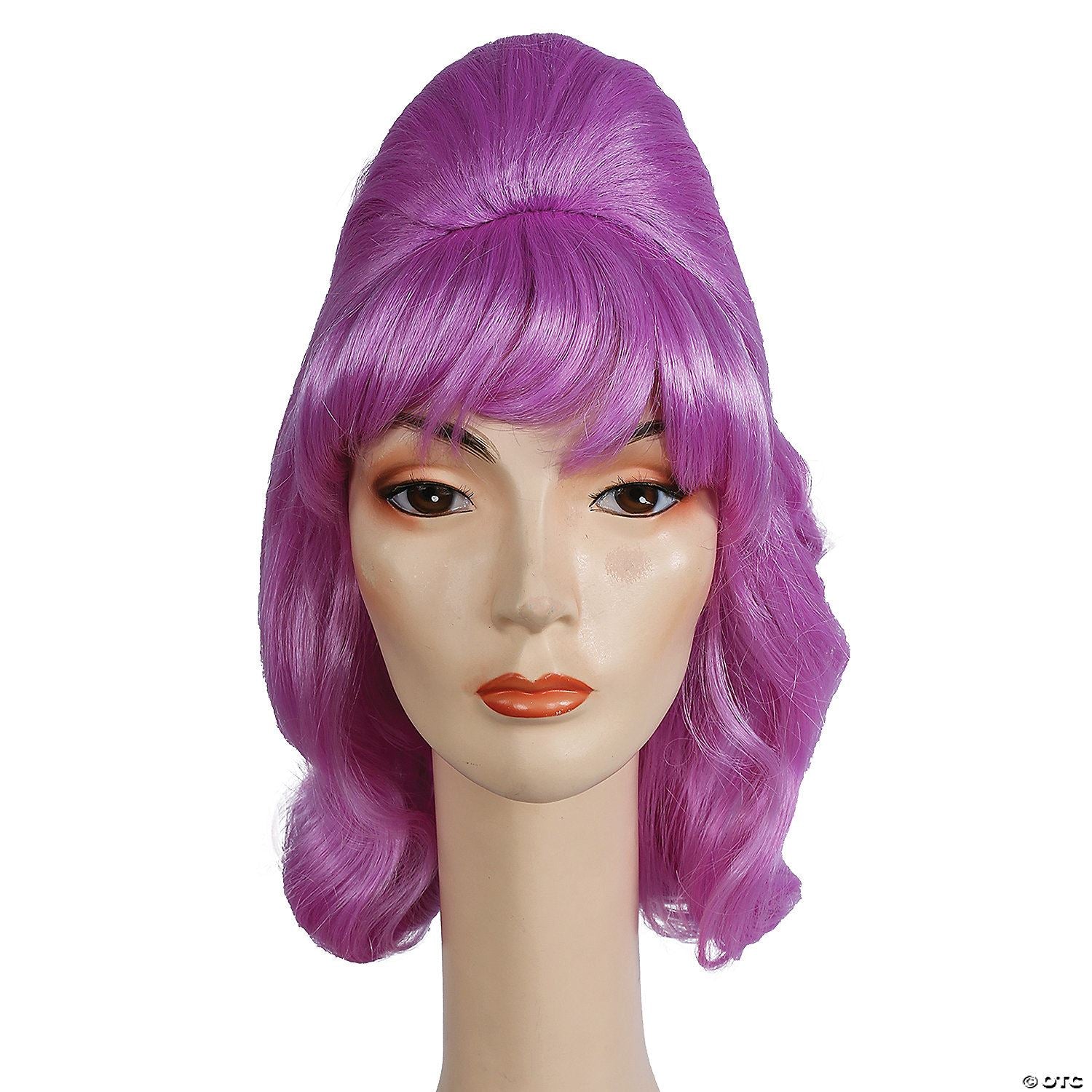 Womens Light Purple Beehive Pageboy Wig | Purple-Light