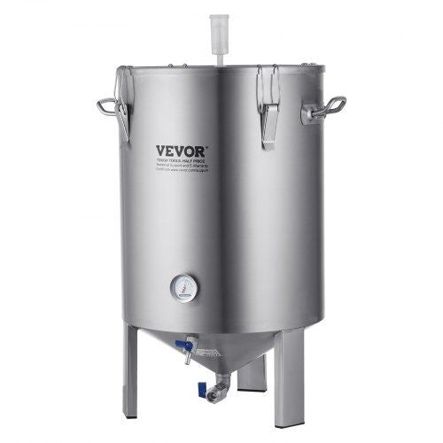 304 Stainless Steel Kettle 16 GALLON Beer Brew Fermentor Brew Bucket Ferment