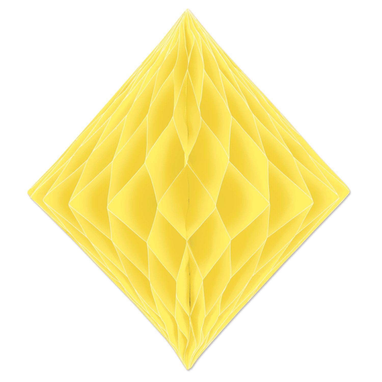 Beistle Tissue Diamond - Yellow - General Occasion | Party Supply | Decoration