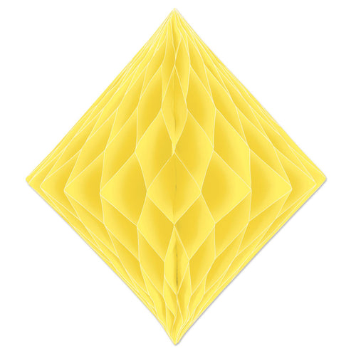 Beistle Tissue Diamond - Yellow - General Occasion | Party Supply | Decoration