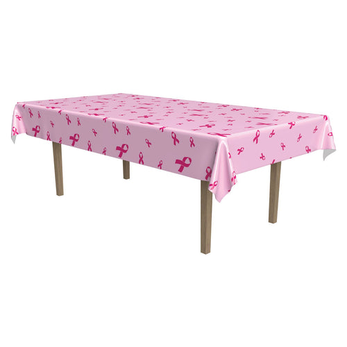 Beistle Pink Ribbon Tablecover | Party Supply | Decoration | Favor | Award