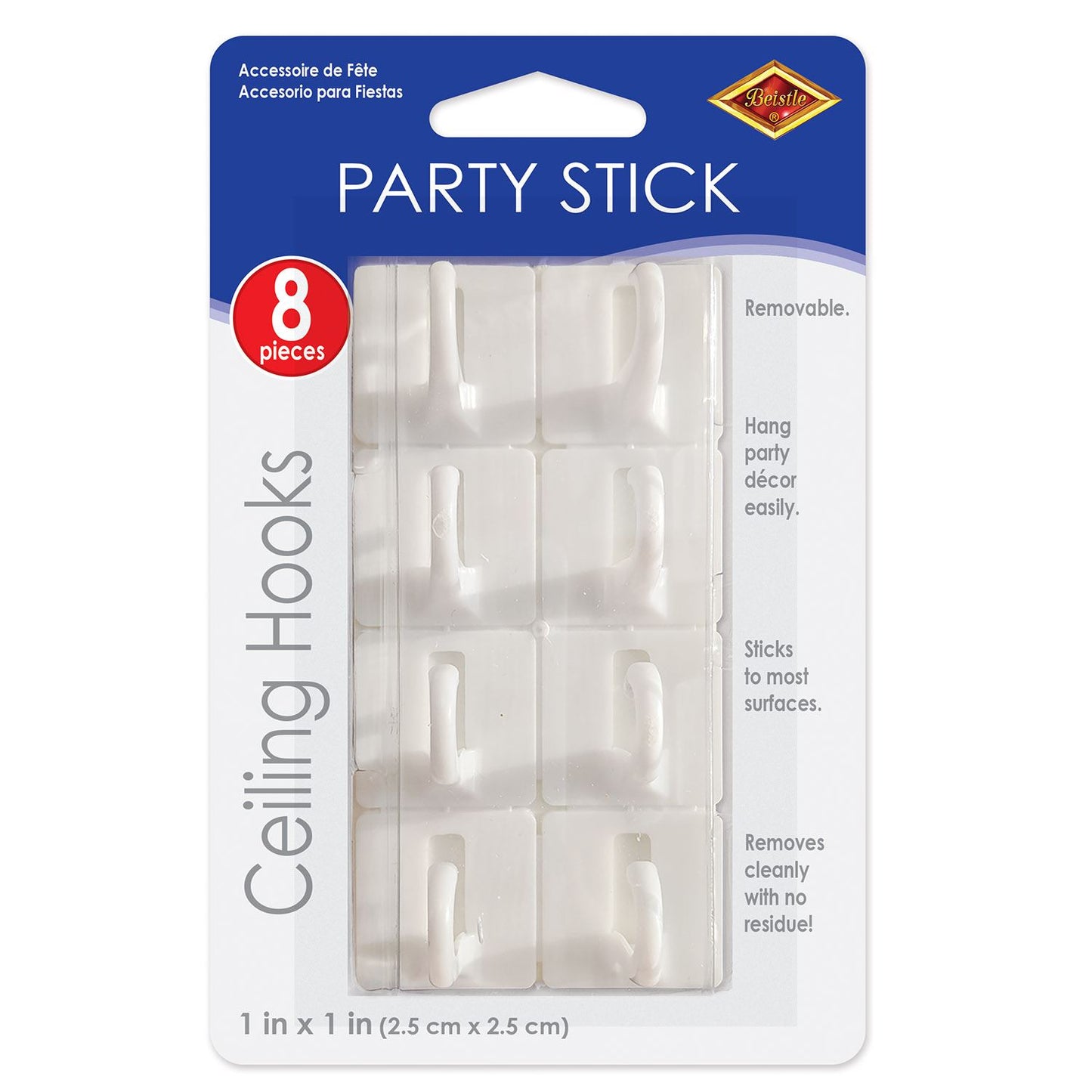Beistle Party Stick Ceiling Hooks - General Occasion | Party Supply