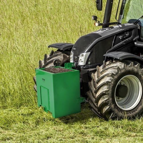 Ballast Box 3 Point Category 1 Tractor Heavy-Duty Thickened Hard Steel Green