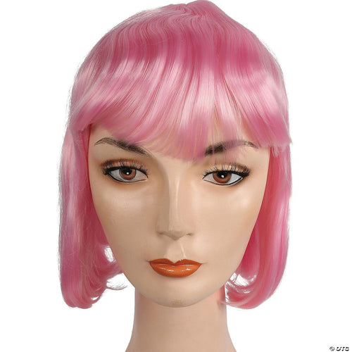Womens Bargain China Doll Wig | Light Pink
