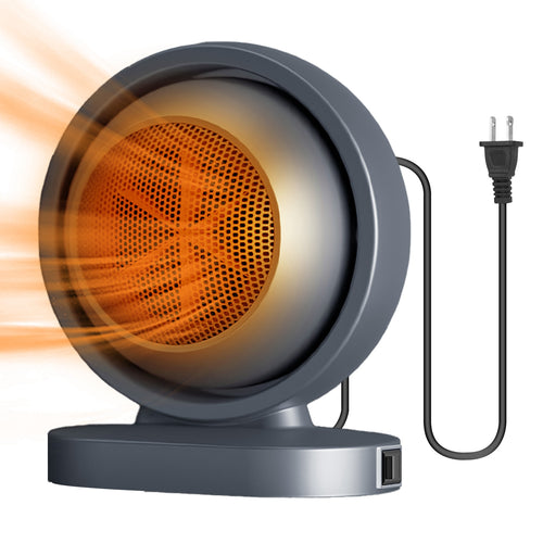 380W Space Heater with 30° Tilting Angle 3S Fast Heating Portable Desktop