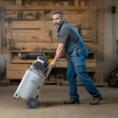 13 Gallon Air Compressor 2HP 4.6 SCFM@90PSI Oil Free Air Compressor Tank 66d