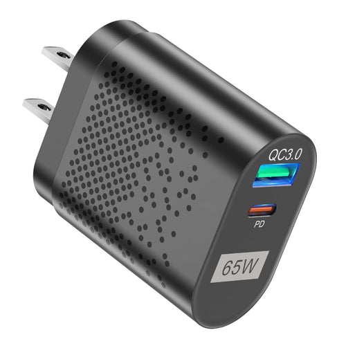 65W Type C Fast Wall Charger PD QC3.0 Adapter Fit for IOS Phone 14 13 12 11