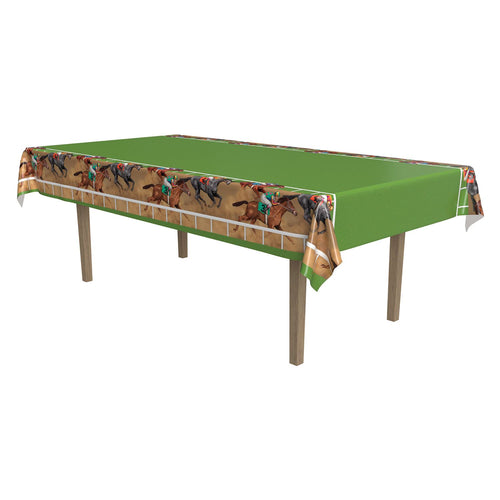 Beistle Horse Racing Tablecover - Derby Day | Party Supply | Decoration