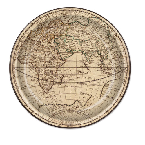 Beistle Around The World Plates | Party Supply | Decoration