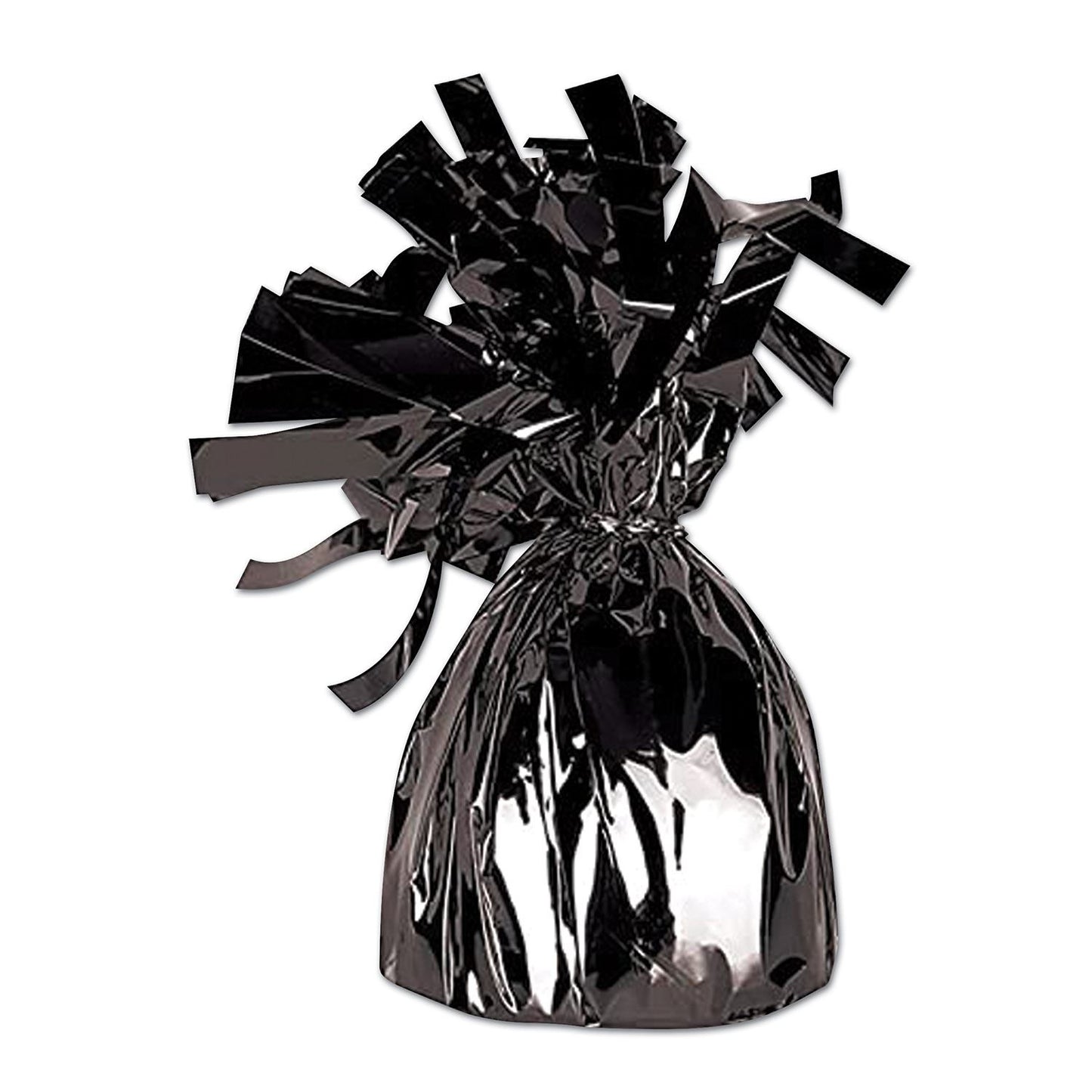 Beistle Black Metallic Wrapped Balloon Weight - General Occasion | Party