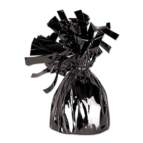 Beistle Black Metallic Wrapped Balloon Weight - General Occasion | Party