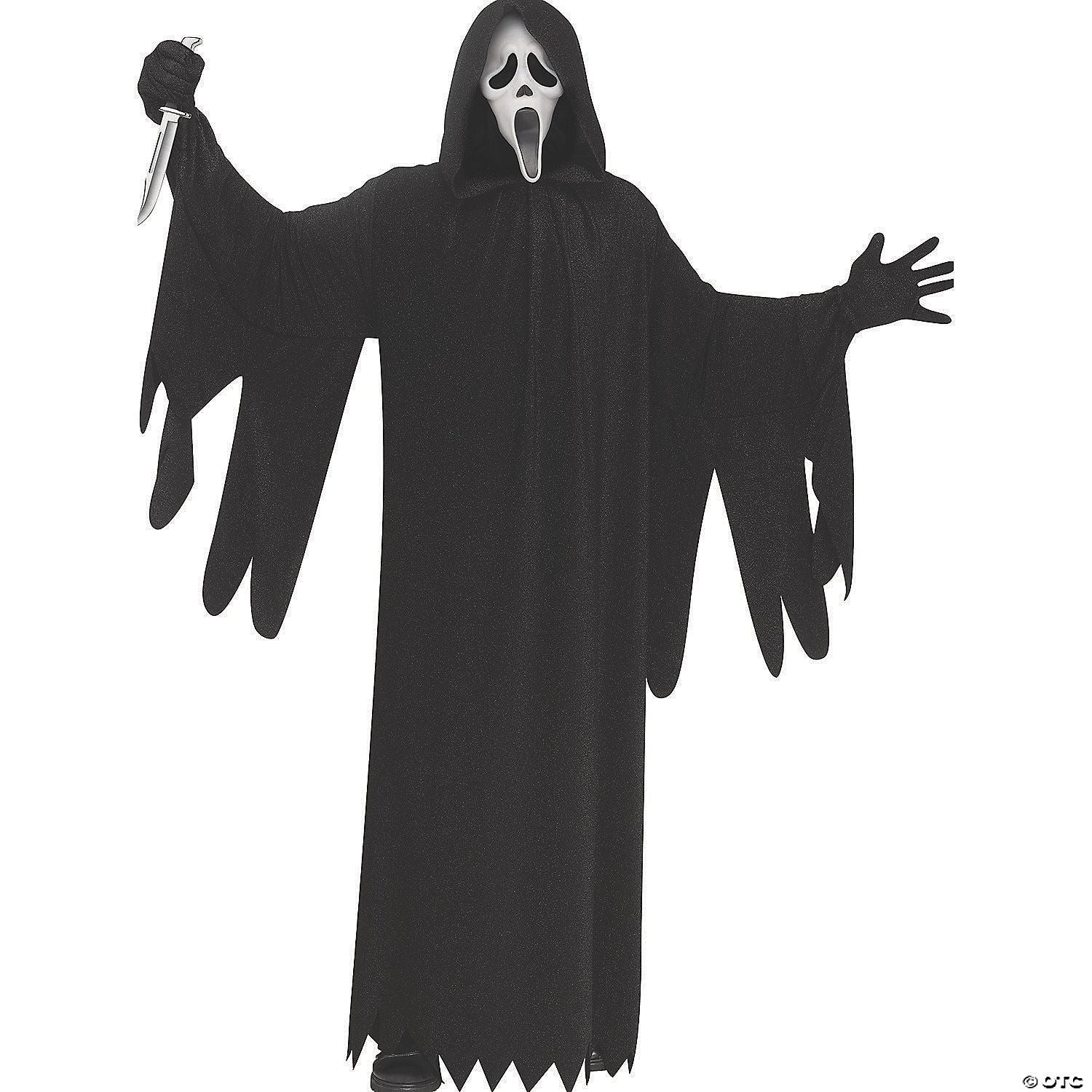Adults Scream 25th Anniversary Ghostface Costume | Halloween Decoration