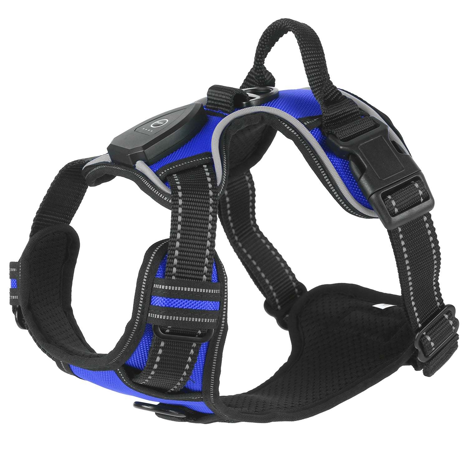 Light Up Dog Harness Rechargeable LED Dog Harness No Pull Lighted Dog Vest 9307