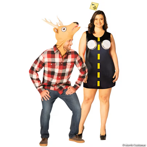 Adults Deer in Headlights Couples Costume - Large / Extra Large