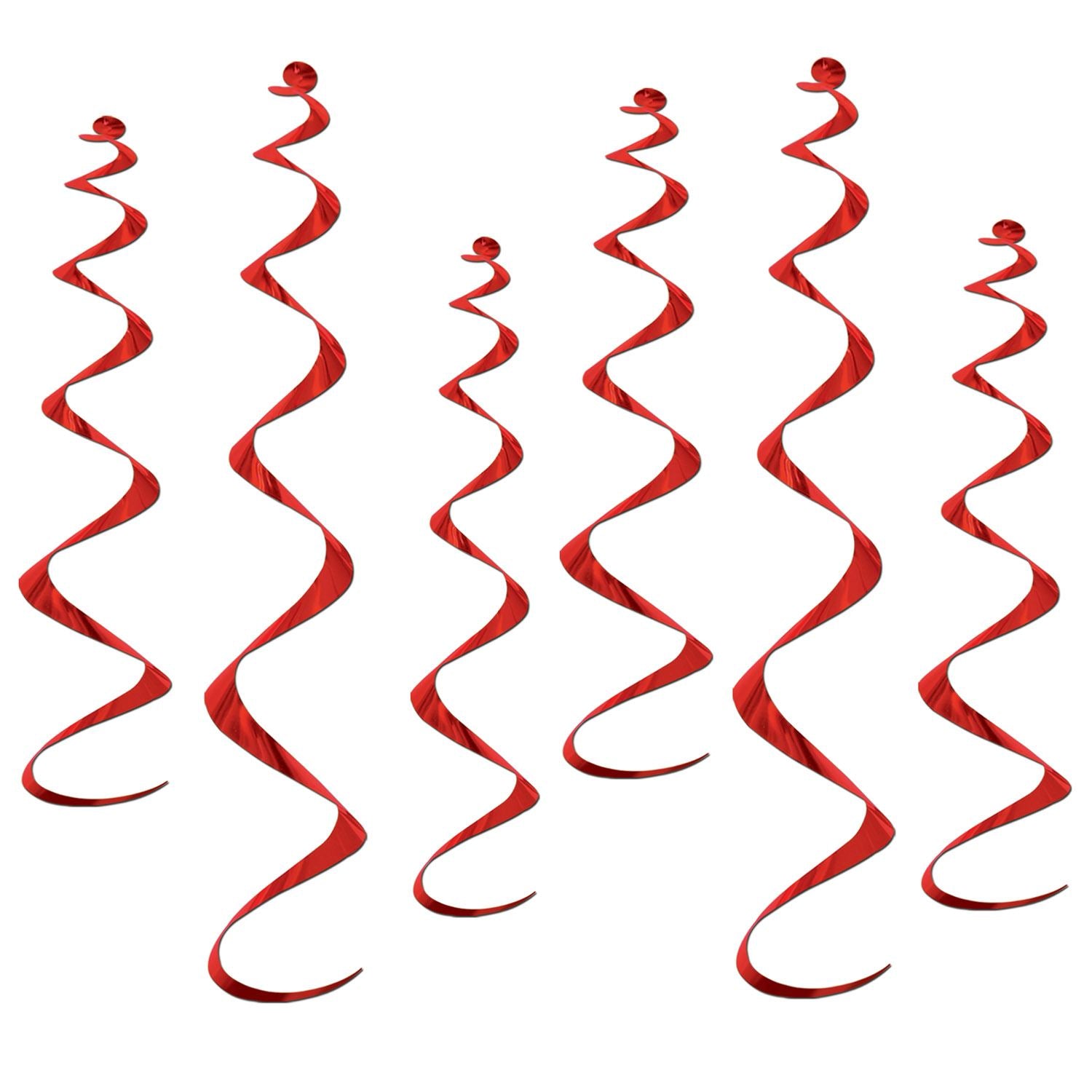 Red Twirly Whirly (6/pkg)
