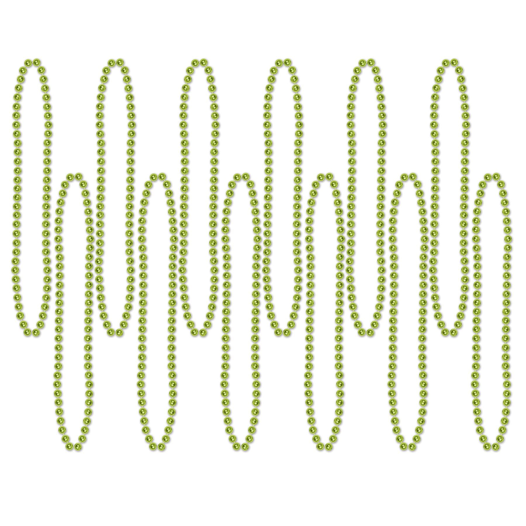 Beistle Lime Green Party Beads - General Occasion | Party Supply | Decoration