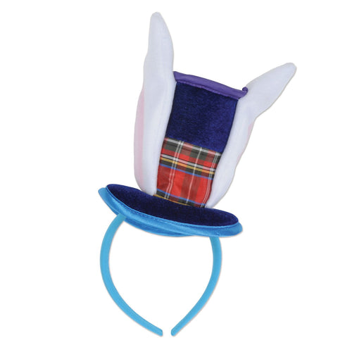 Beistle Bunny Top Hat & Ears Headband - Alice In Wonderland | Party Supply