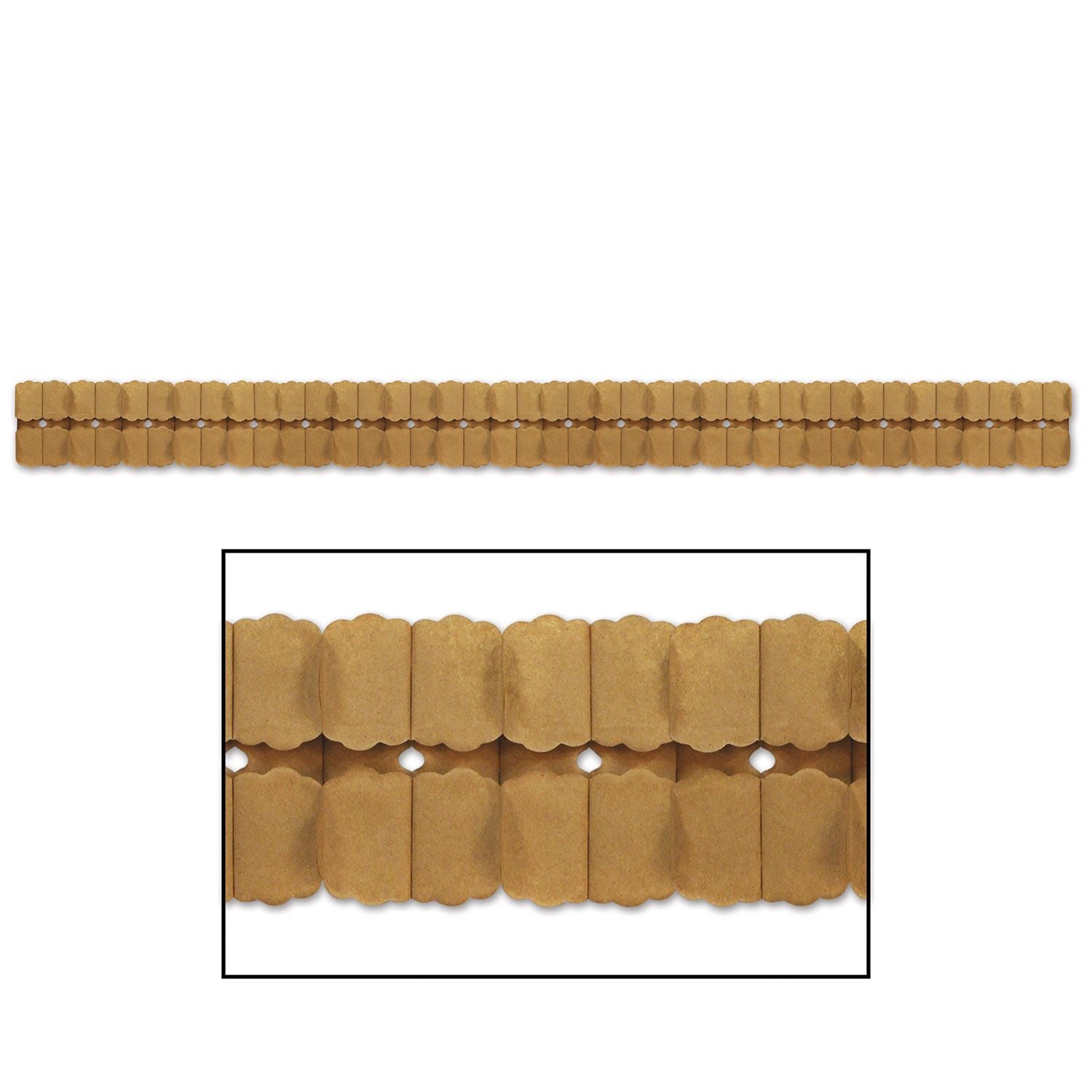 Beistle Kraft Paper Leaf Garland - Wedding | Party Supply | Decoration