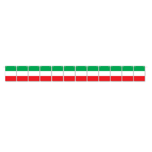 Beistle Italian Flag Streamer | Party Supply | Decoration