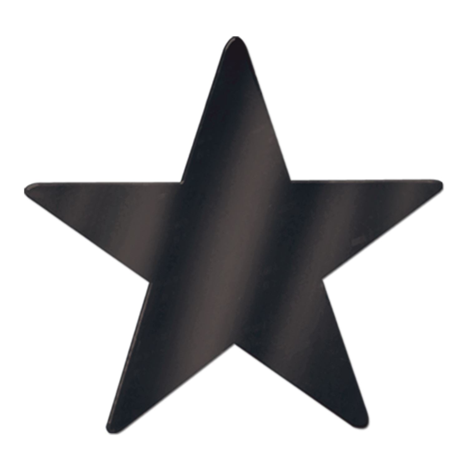 Foil Star Cutout - Black