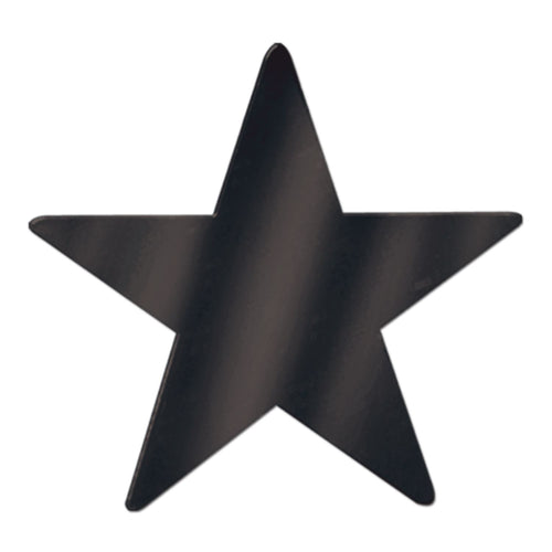 Foil Star Cutout - Black