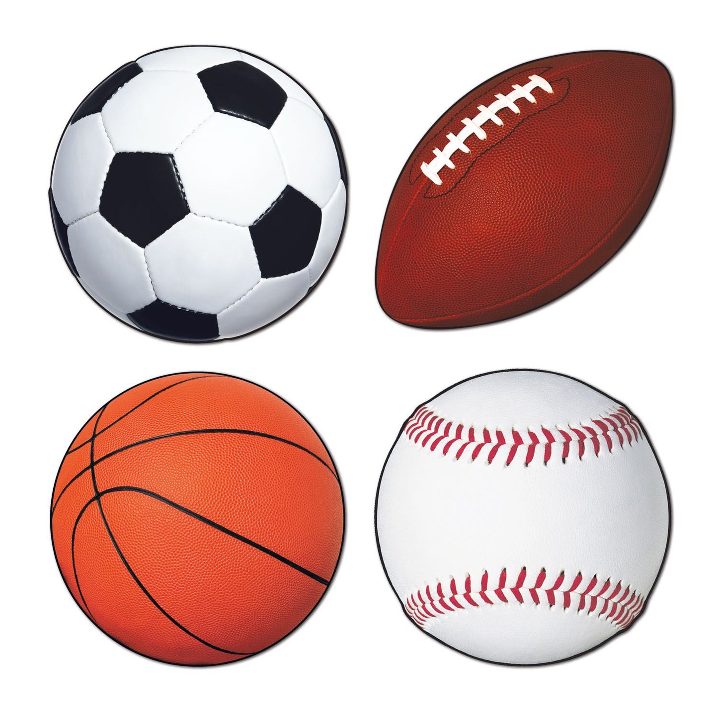 Beistle Sports Cutouts | Party Supply | Decoration