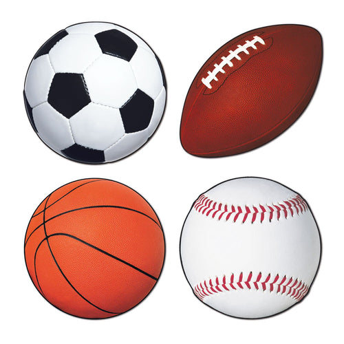 Beistle Sports Cutouts | Party Supply | Decoration
