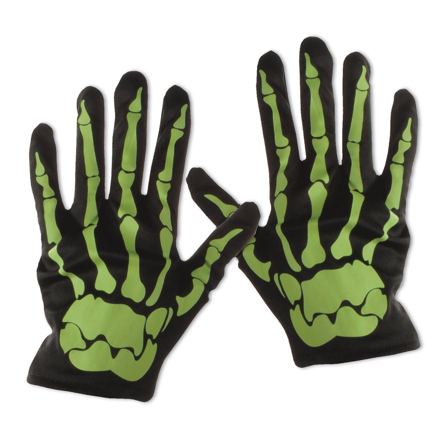 Beistle Nite-Glo Skeleton Gloves - Halloween | Party Supply | Decoration