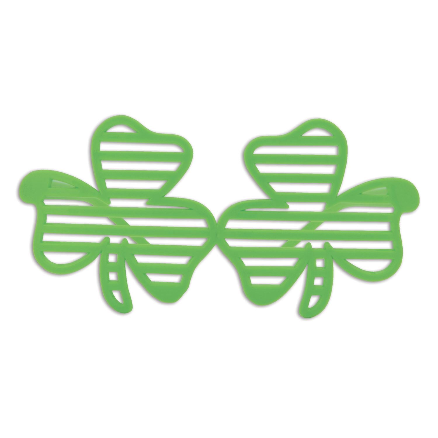 Beistle Shamrock Shutter Glasses - St. Patricks | Party Supply | Decoration