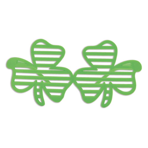 Beistle Shamrock Shutter Glasses - St. Patricks | Party Supply | Decoration