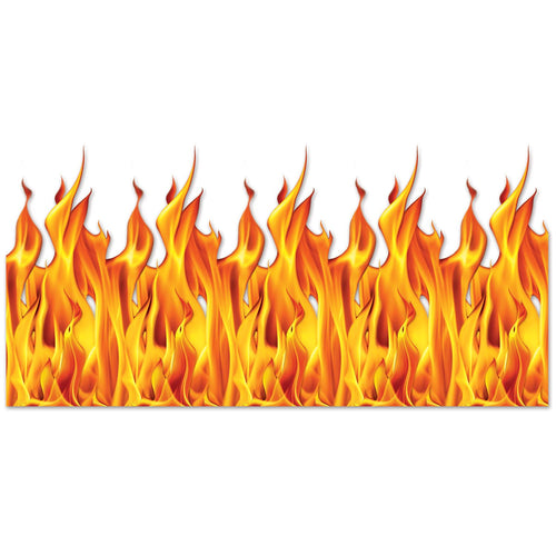 Beistle Flame Backdrop - Halloween | Party Supply | Decoration
