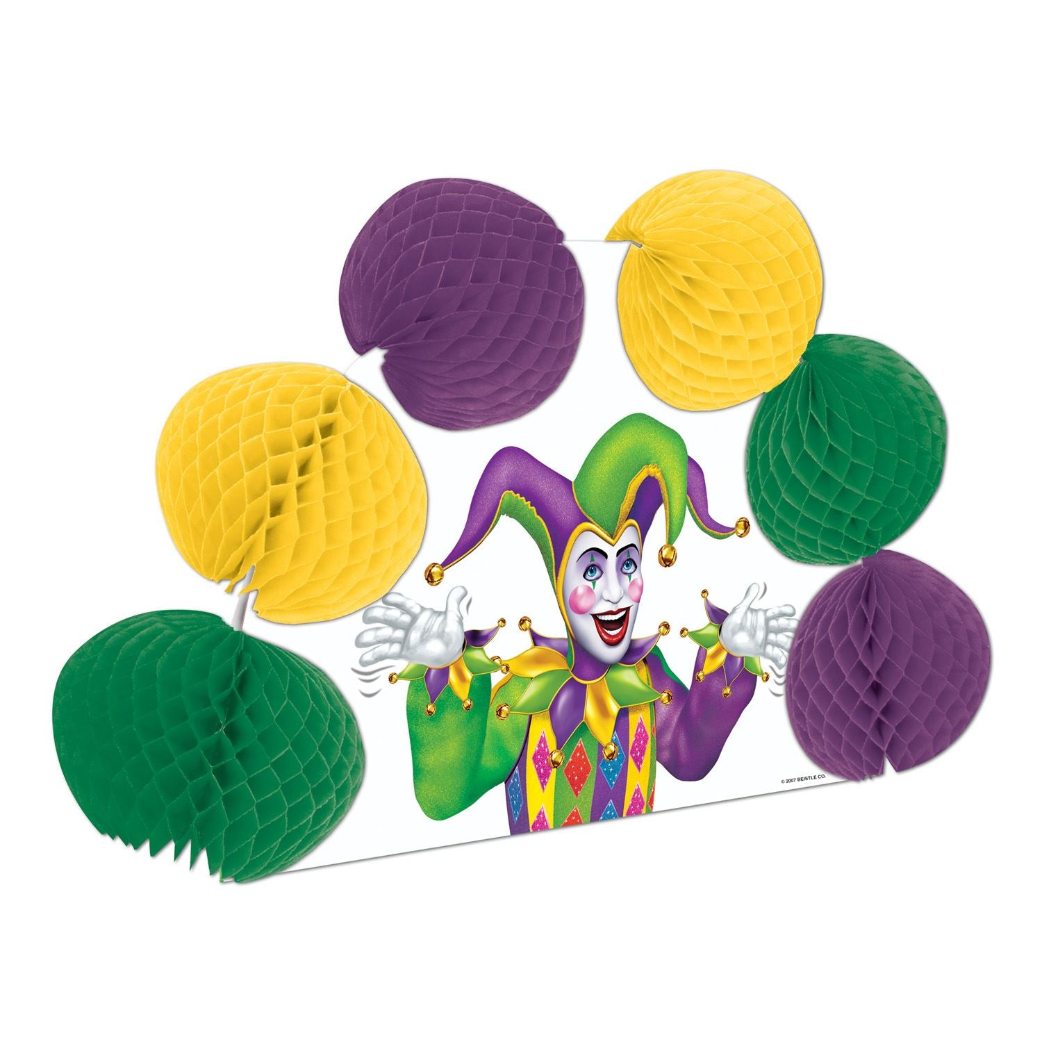 Beistle Mardi Gras Pop-Over Centerpiece | Party Supply | Decoration