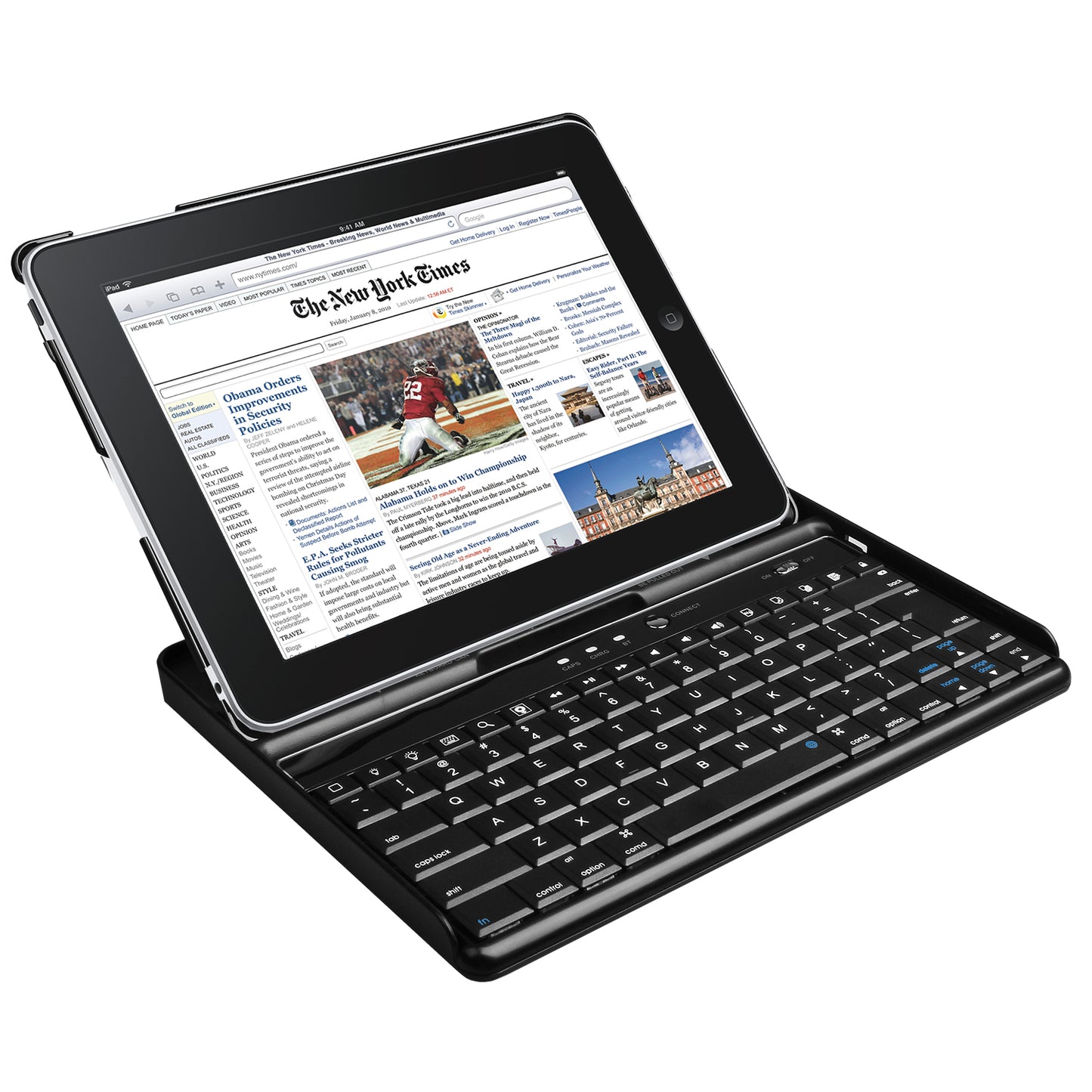 Wireless Keyboard Case Cover for iPad2, black Tablets & Accessories Tablet