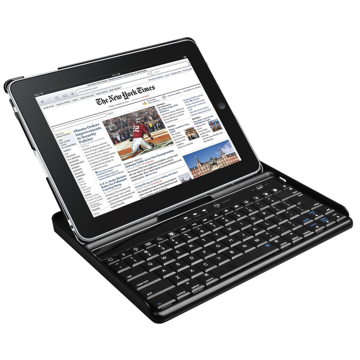 Wireless Keyboard Case Cover for iPad2, black Tablets & Accessories Tablet