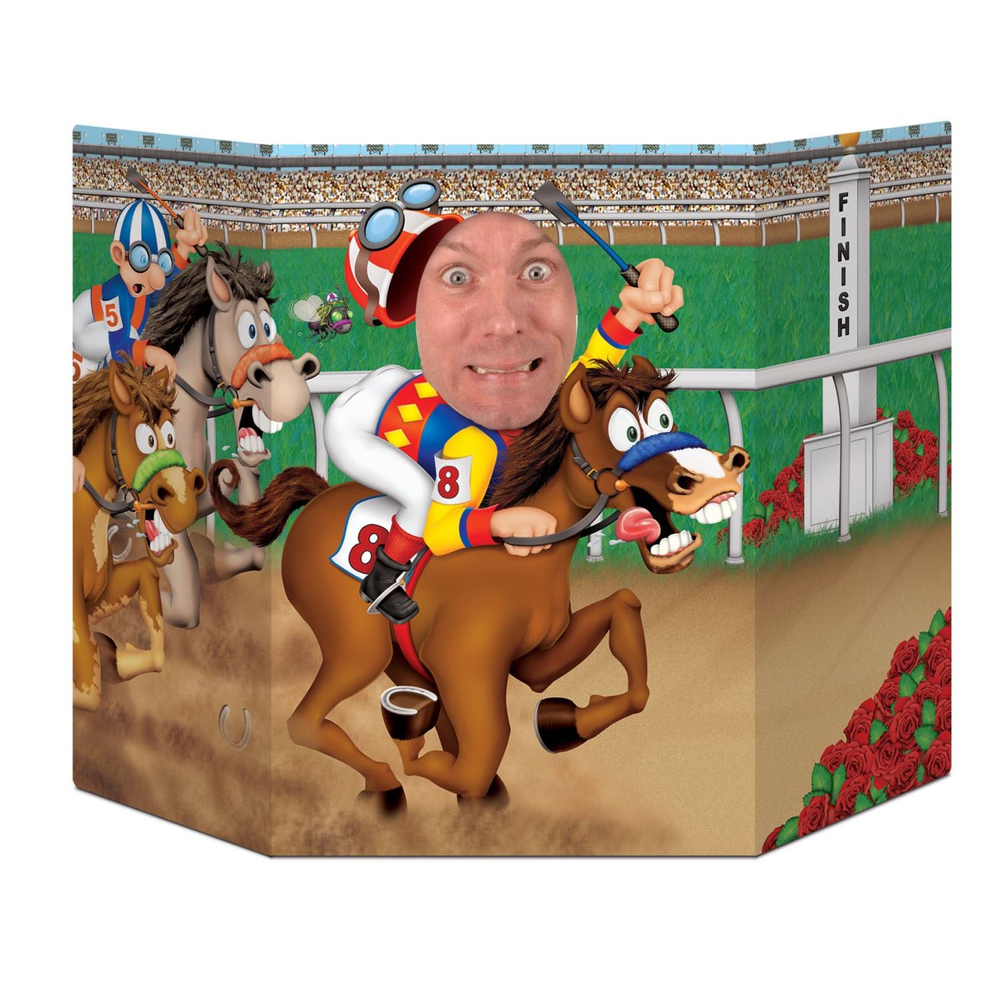 Beistle Horse Racing Photo Prop - Derby Day | Party Supply | Decoration