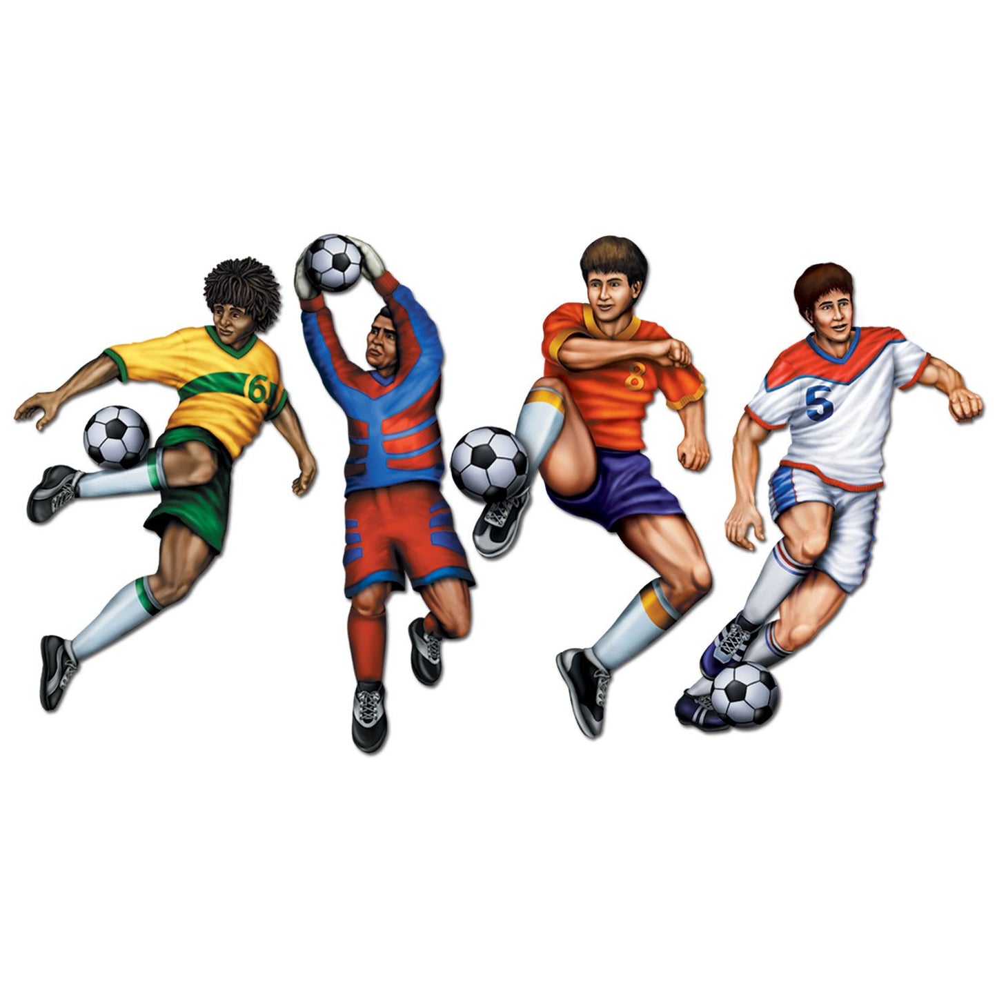 Beistle Soccer Cutouts | Party Supply | Decoration