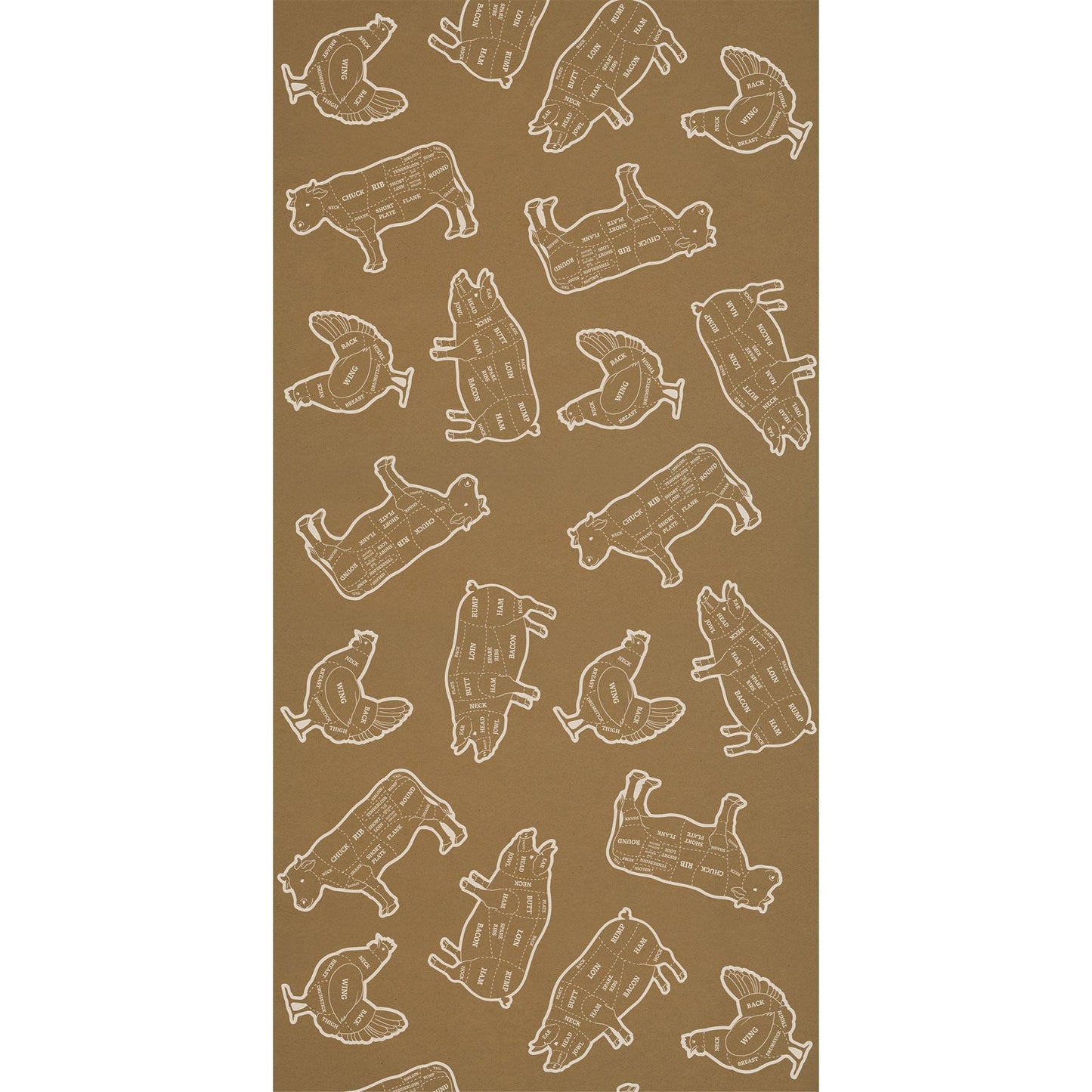 Beistle BBQ Kraft Paper Table Roll - Party Supply Decoration for Spring/Summer