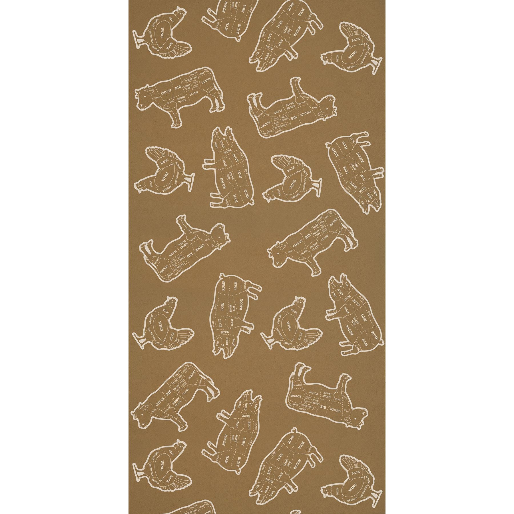Beistle BBQ Kraft Paper Table Roll - Party Supply Decoration for Spring/Summer