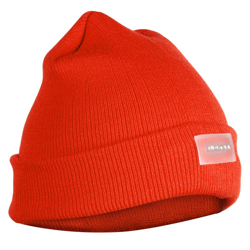 Unisex 5 LED Knitted Beanie Winter Warm Hat Camping Jogging Running Cap 0582