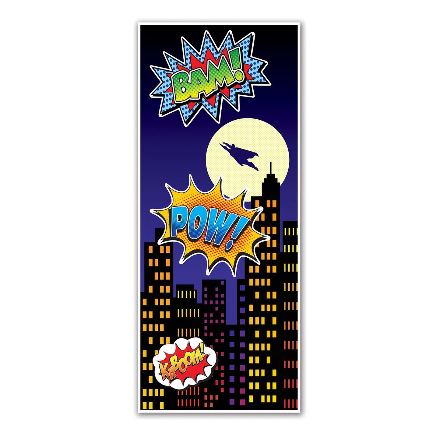 Beistle Hero Door Cover - Heroes | Party Supply | Decoration