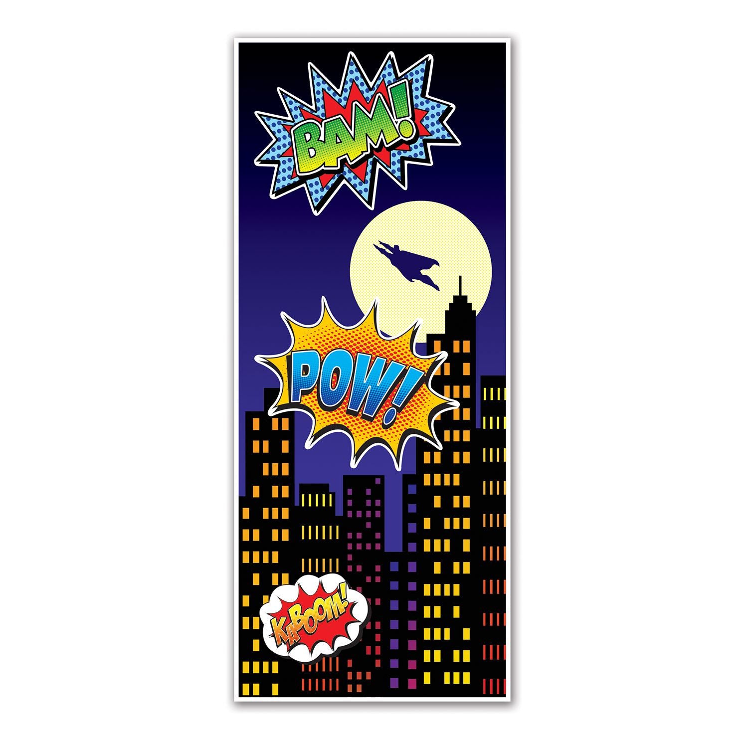 Beistle Hero Door Cover - Heroes | Party Supply | Decoration