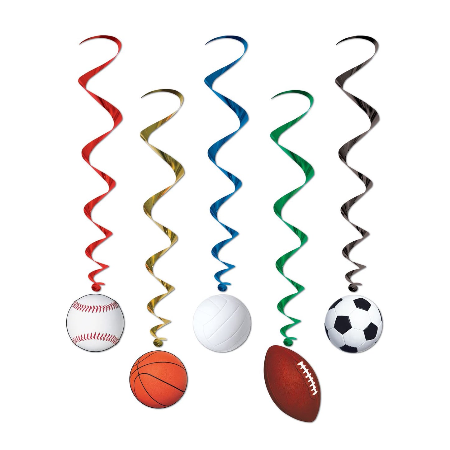 Beistle Sports Whirls | Party Supply | Decoration