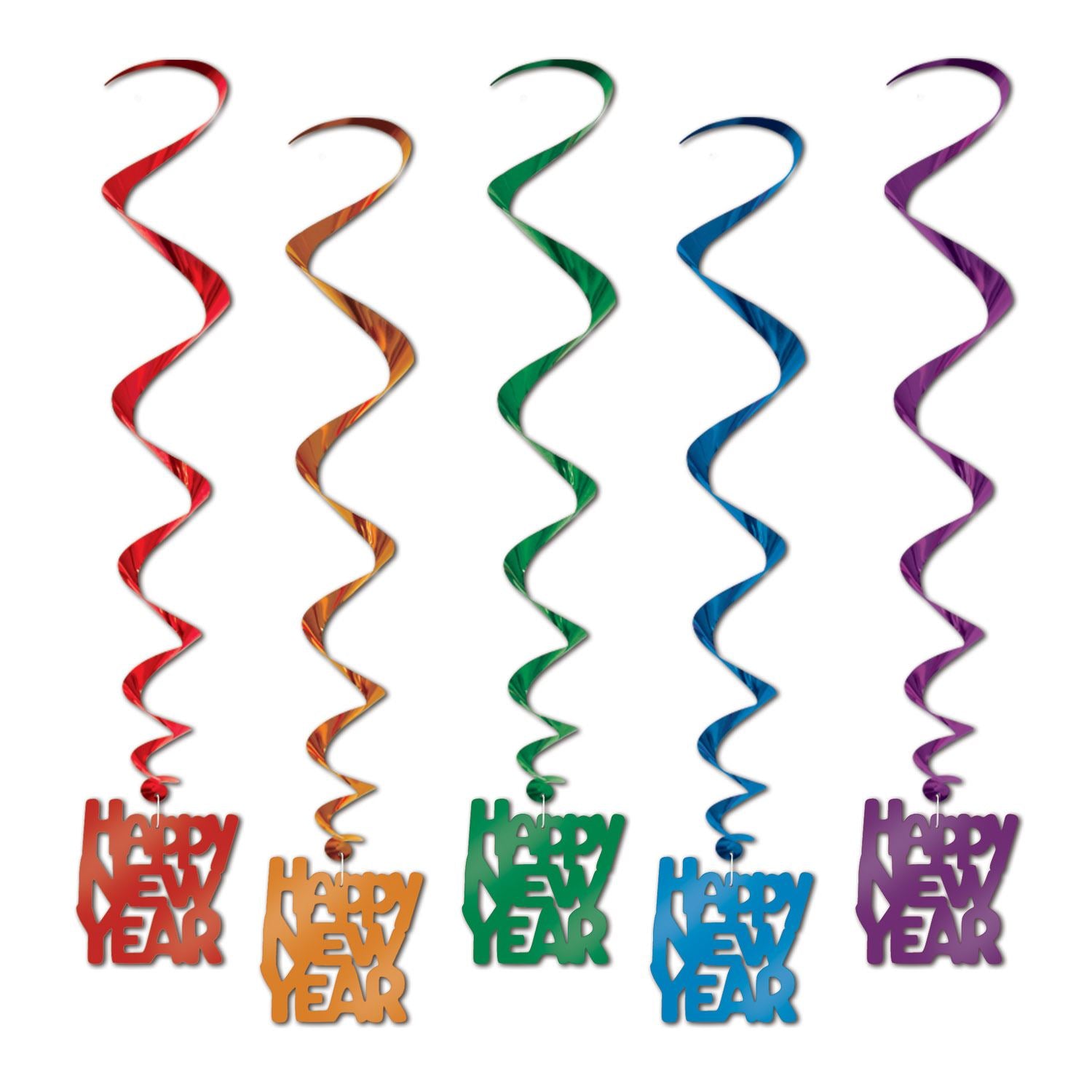 Beistle Assorted New Year Whirls - New Years | Party Supply | Decoration