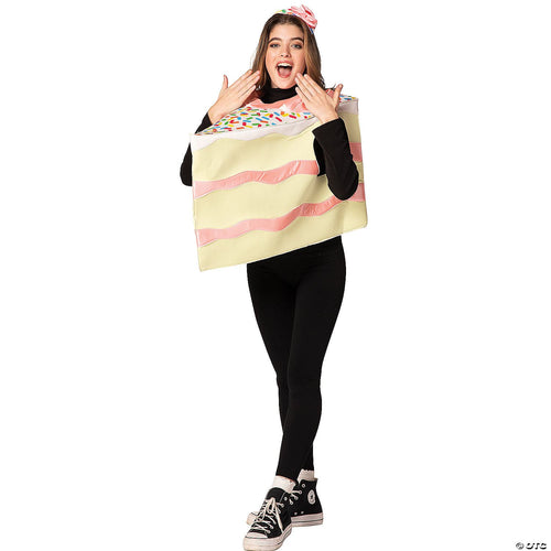 Unisex | Adults Slice of Pink Cake Costume
