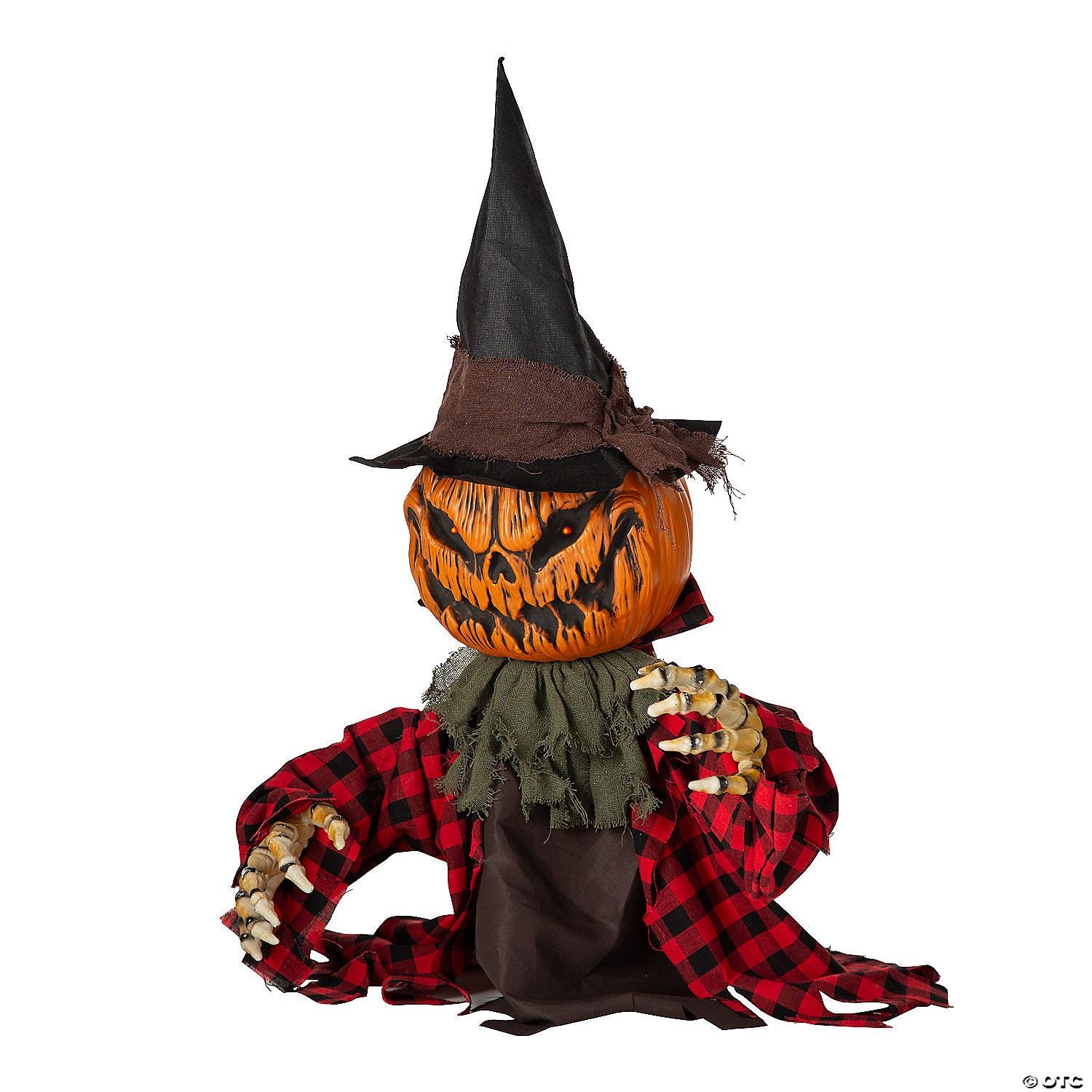 Mens | 2 Ft. Groundbreaker Animated Orange Pumpkin Man Halloween Decoration