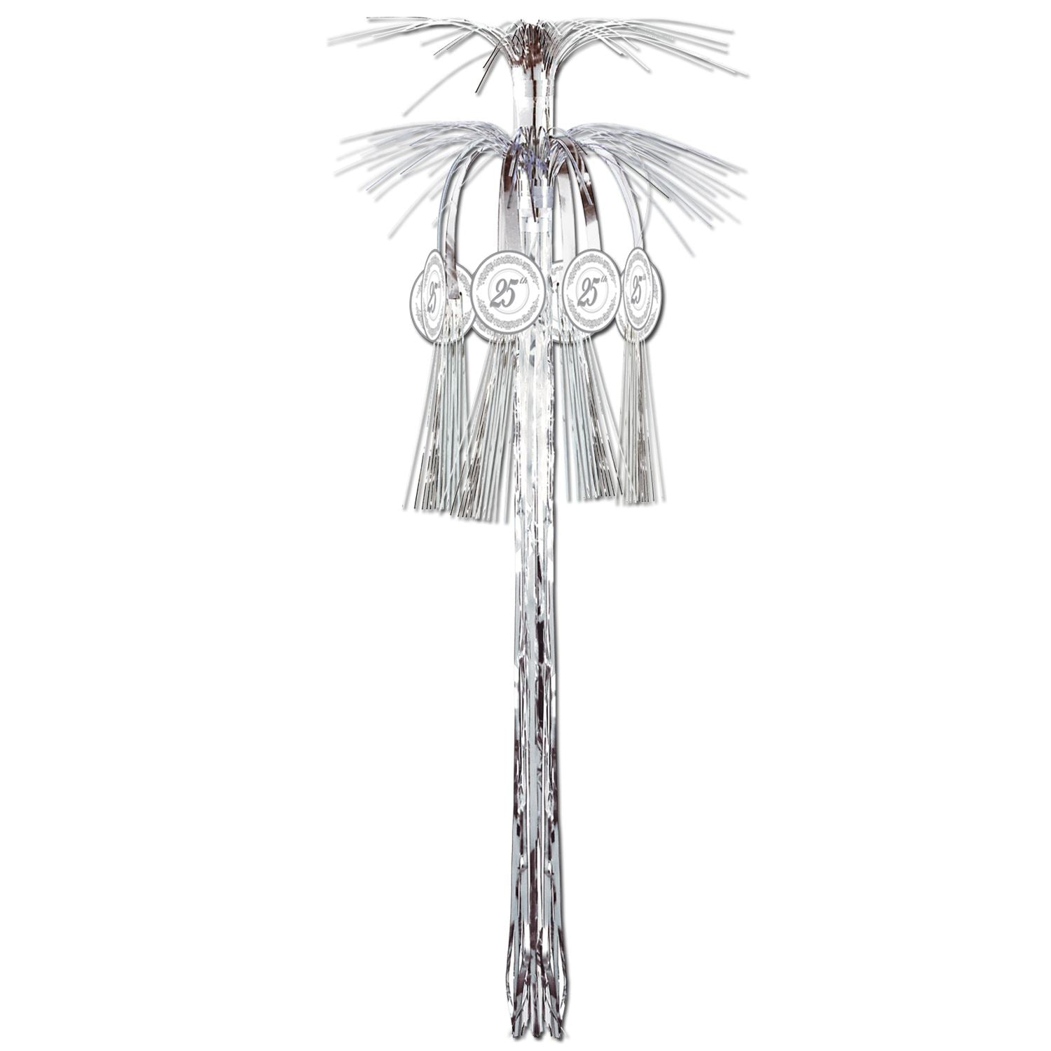 Beistle 25th Anniversary Cascade Hanging Column | Party Supply | Decoration